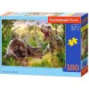 Castorland, Puzzle Dinosaury, 180 ks