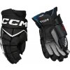 Hokejové rukavice CCM JetSpeed FT8 Pro Black/White Junior 12 palcov