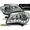 Tuning-tec PREDNÉ SVETLOMETY DAYLIGHT CHROME pasujú na VW TOURAN 06-10