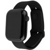 Sada silikónových remienkov FIXED Silicone Sporty Strap pre Apple Watch 38/40/41 mm, čierna