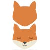 Takoy Panel na detský vankúš z fleecu líška-NS-20846