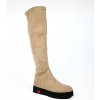 Yes mile Dámske čižmy YesMile 085 - Khaki Veľkosť: 37