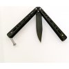 Vreckový nôž motýlik black 22/9cm