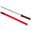 LEAN TOYS Drevený meč 73 cm - červený
