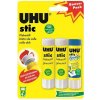 UHU stic lepiaca tyčinka - 2 x 8,2 g a UHU stic Magic 8,2 g - výhodné balenie