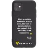 Picasee silikónový čierny obal pre Apple iPhone 11 - Kazma - SVĚT PATŘÍ TĚM, CO SE NEPOSEROU