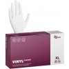 Vinylové rukavice Espeon Vinyl Classic - 100 ks, biele, nepudrované, veľkosť XL (100045)