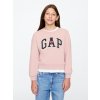 GAP Detská oversize mikina s logom Ružová XL Ružová Ružová