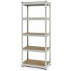 IQ garden Bezskrutkový regál 180 × 60 × 40, pozinkovaný – 5 políc IQ garden