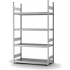 Regál so širokými policami z ocele, základné pole, 4 úrovne, police š 1500mm, 1570x535x2500 mm