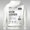 Gym Lover Label dámska mikina s kapucňou