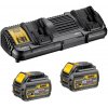 DCB132T2 - Dvojitá nabíjačka + 2x aku 18V 6,0 Ah DeWALT FLEXVOLT DCB132T2