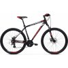 Kross Hexagon 3.0 2022 Black-red-silver matte 27,5