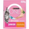 Purina ONE Junior s kuracím a celozrnnými obilninami 0,8 kg