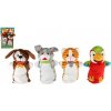 Teddies Maňušky domáce zvieratká 25cm 4ks 88801130 - plyšová hračka