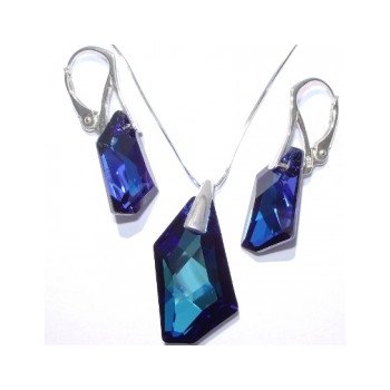 Set šperkov De-Art BERMUDE BLUE Swarovski Elements SE36