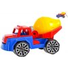 Auto stavebné miešačka v sieťke