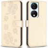 VSETKONAMOBIL 68355 ART CLOVER Peňaženkový obal pre Honor X7b zlatý