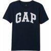 Chlapčenské tričko GAP, LOGO tmavo modrá,biela XXL
