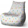 Sablio Sedací vak Bean Zmrzlinky a muffiny - 100 x 90 x 45 cm