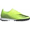 Pánske turfové topánky Adidas X Ghosted.3 TF - Pánske futbalové kopačky X Ghosted.4 TF vhodné na umelé trávnaté povrchy od značky Adidas, neónovo žlté vyhotovenie. - 3350653
