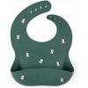 Petite&Mars Podbradník silikónový Take&Match Green Dinos 6m+