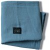 ESITO Mušelínová deka dvojitá Denim blue