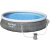 Bazén BESTWAY Fast Set Rattan 3,96 x 0,84 m - 57376 TP57376