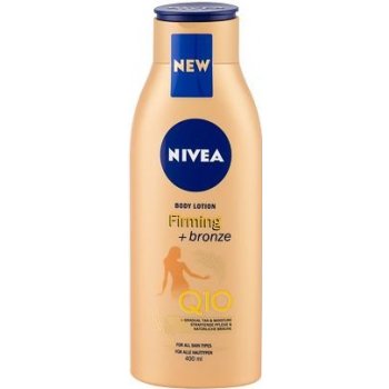 Nivea Q10 Plus Firming + Bronze telové mlieko 400 ml