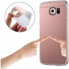 Gumený kryt Mirror na Samsung Galaxy S7 Edge - rúžová