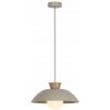 Rabalux Závesná lampa škandinávska GOLNAR béžová 1xG9 5W Drevená Akcent