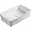 AQUALINE Keramické umývadlo na dosku, 54x33cm, biele 54331