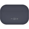 Ultratenké silikónové puzdro FIXED Silky pre Apple AirPods Pro 3, modré