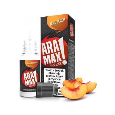 Aramax 10ml Max Peach (Broskev) 3mg