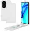 Peňaženkové kožené puzdro VERTICAL na Huawei P50 Pro – Biela