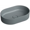 OMNIRES - OVO M+ umývadlo na dosku, 55 x 36 cm ash grey /AG/ OVOUNAG