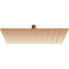 Mexen Sprchová hlavica Slim nerezová 25 x 25 cm, ružovo-zlatá, 79125-60