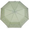 Dámsky skladací vystreľovací dáždnik zelenobežova 1ks