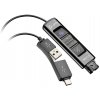 Poly Černý adaptér DA85-M USB na QD TAA