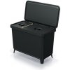 KEDEN Kôš odpadkový SYSTEMA čierny 1x10l+1x23l
