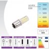Žiarovka LED 230 V, 2 W s bajonetom