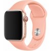 eses Základný silikónový remienok pre Apple Watch 38 mm/40 mm/41 mm/42 mm - veľkosť M/L Farba: pastelovo oranžová