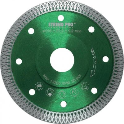 Kotúč Strend Pro Industrial 230x22.2x1.8 mm, diamantový rezný, ultra tenký