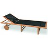 FISCHER MÖBEL Záhradné lehátko TENNIS 327-10N, teak, polohovateľné