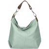 Barebag kožená dámska kabelka Shaila mentolová zelená