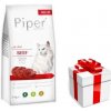 DOLINA NOTECI Piper Animals s hovädzím mäsom pre mačky 3kg + překvapení pro kočku ZDARMA