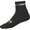 Letné cyklistické ponožky Alé Cycling Logo Q-Skin Socks čierne/biele L
