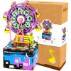 Robotime Drevené 3D mechanické puzzle Hracia skrinka Malý kolotoč 69 ks
