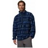 Pánska mikina Columbia Helvetia™ II Printed Half Snap Fleece Veľkosť: L / Farba: modrá