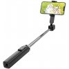 Selfie tyč Hoco Selfie Stick With Bluetooth Remote Control Fourpod K18 Black